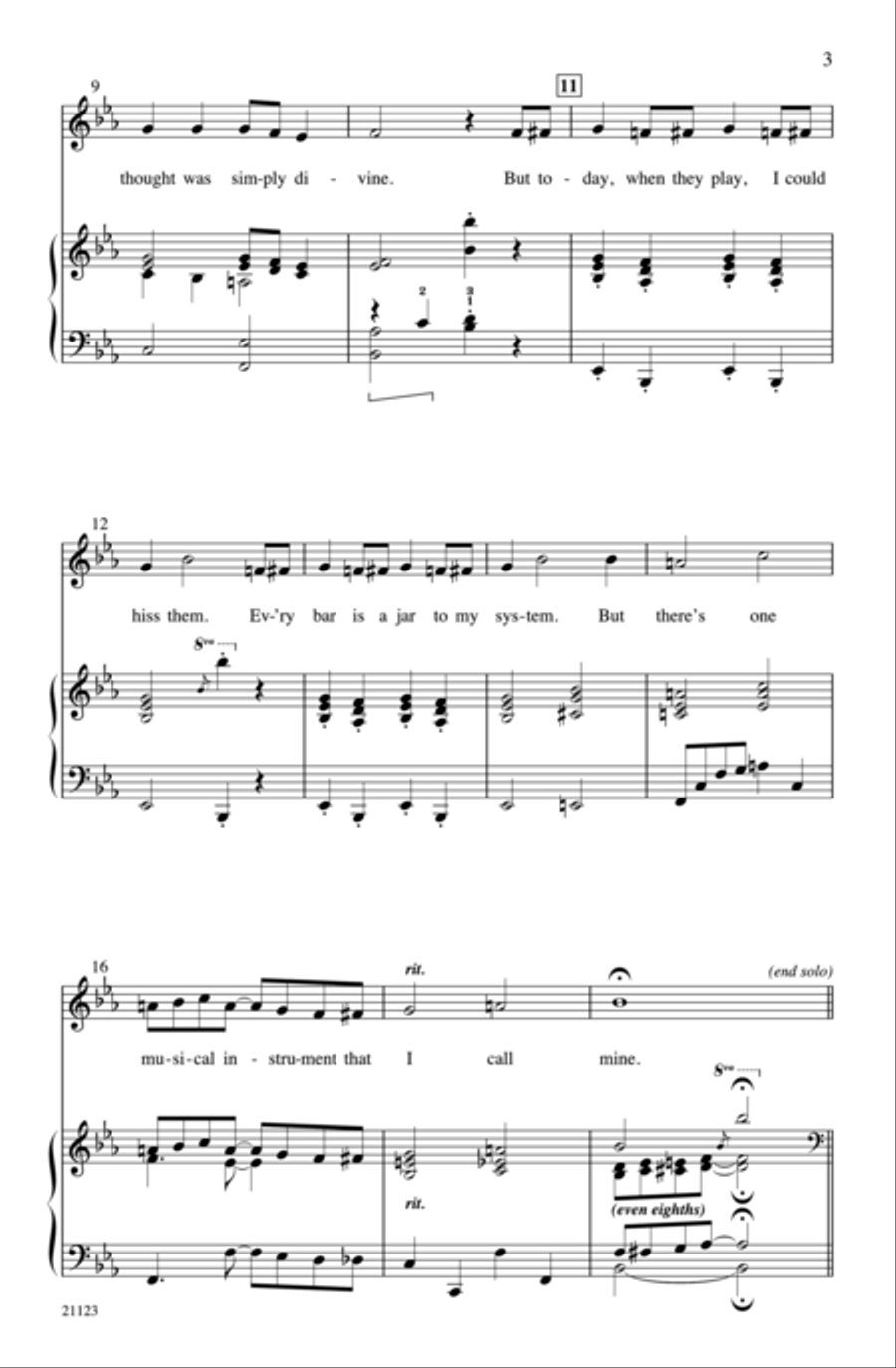 I Love a Piano 4-Part scores gallery preview page 27