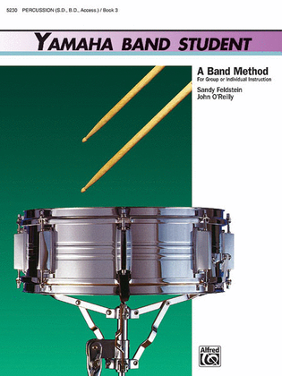 Book cover for Yamaha Band Student, Book 3