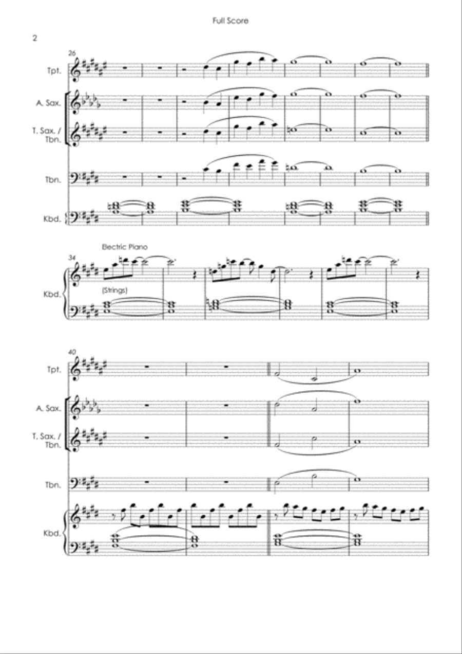(i've Had) The Time Of My Life Tenor Saxophone scores gallery preview page 4