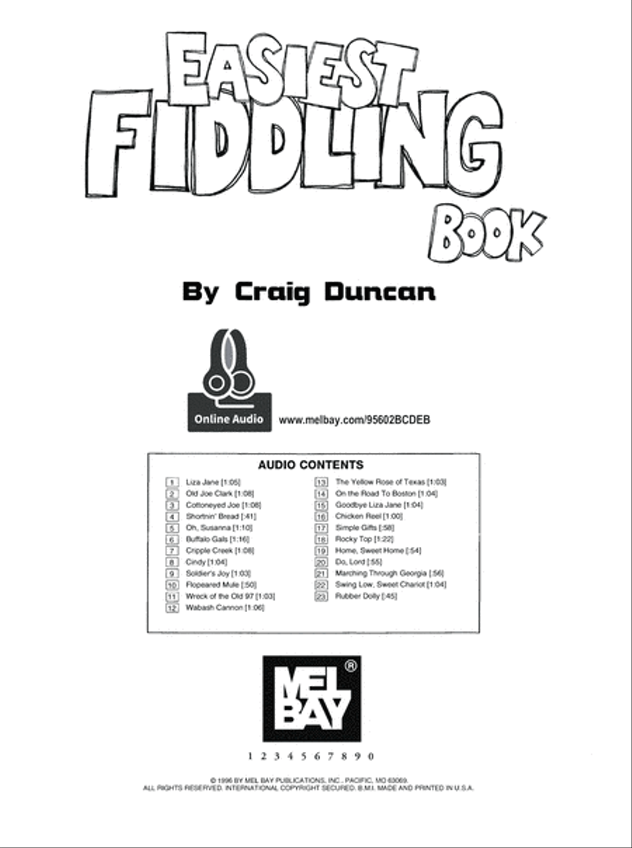 Easiest Fiddling Book Violin scores gallery preview page 2