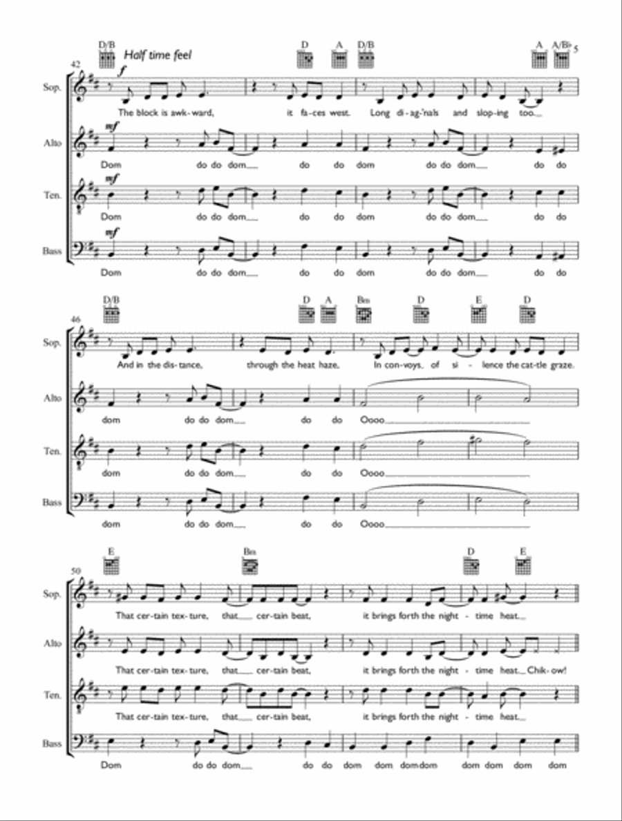 Sounds Of Then (this Is Australia) 4-Part scores gallery preview page 5