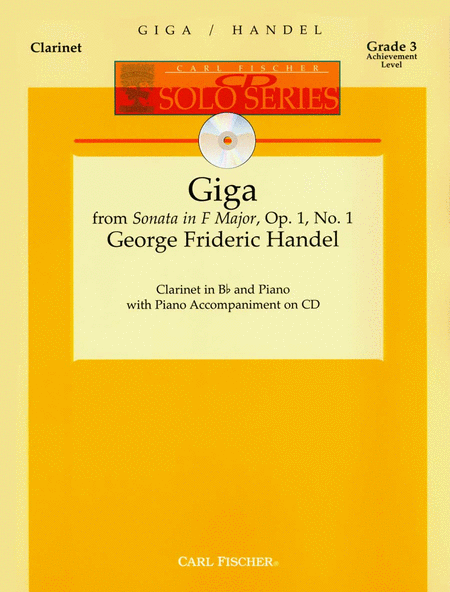 George Frideric Handel : Giga from Sonata in F Major, Op. 1, No. 1