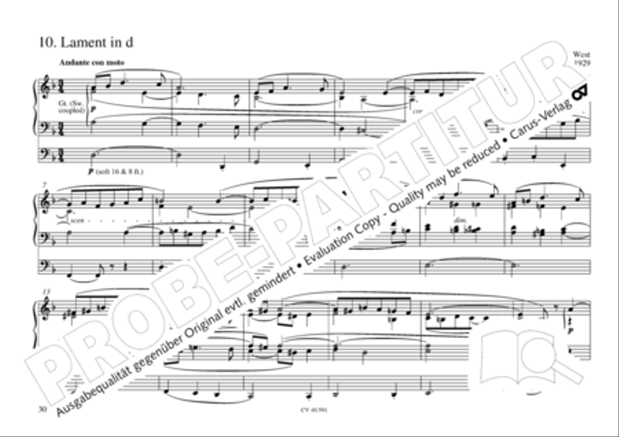 Free Organ Music from the Romantic Period, Vol. III (Freie Orgelmusik der Romantik, Band III) Organ scores gallery preview page 31