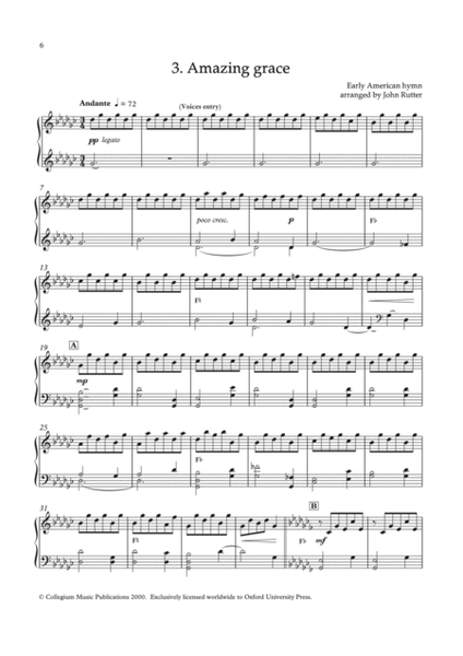 The Cambridge Singers Hymn series harp part