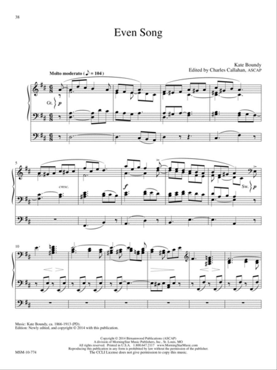 Women Composers' Album Organ scores gallery preview page 14