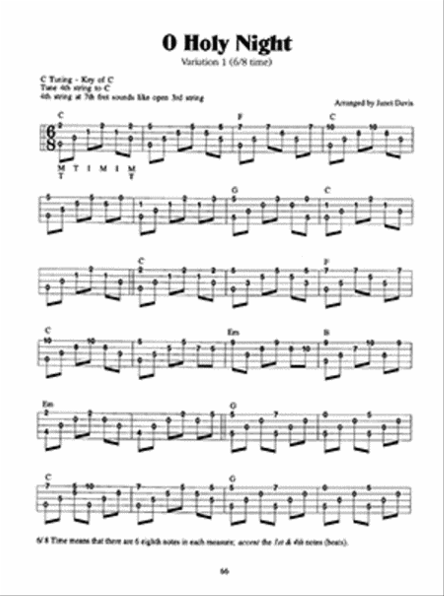 Christmas Songs for 5-String Banjo 5-String Banjo scores gallery preview page 3