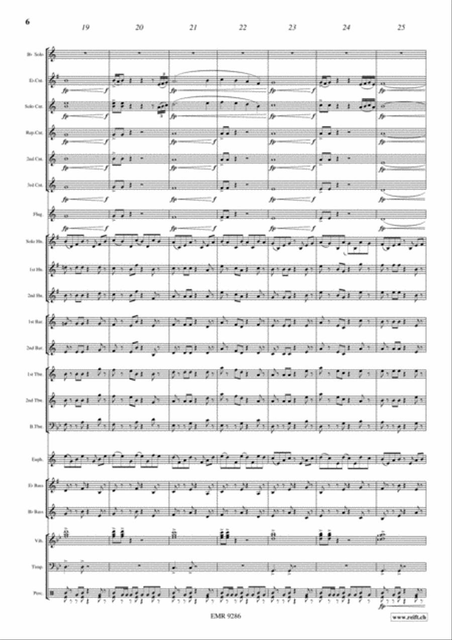 Fantasia del Tango Brass Band scores gallery preview page 6