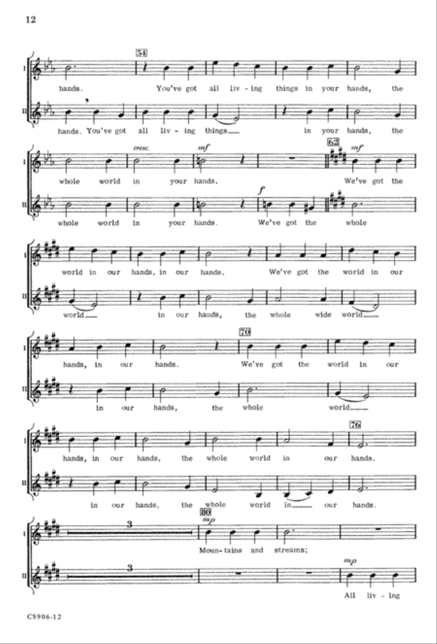 Gonna Have An Earth Day - Singer's Ed Unison Choir scores gallery preview page 14