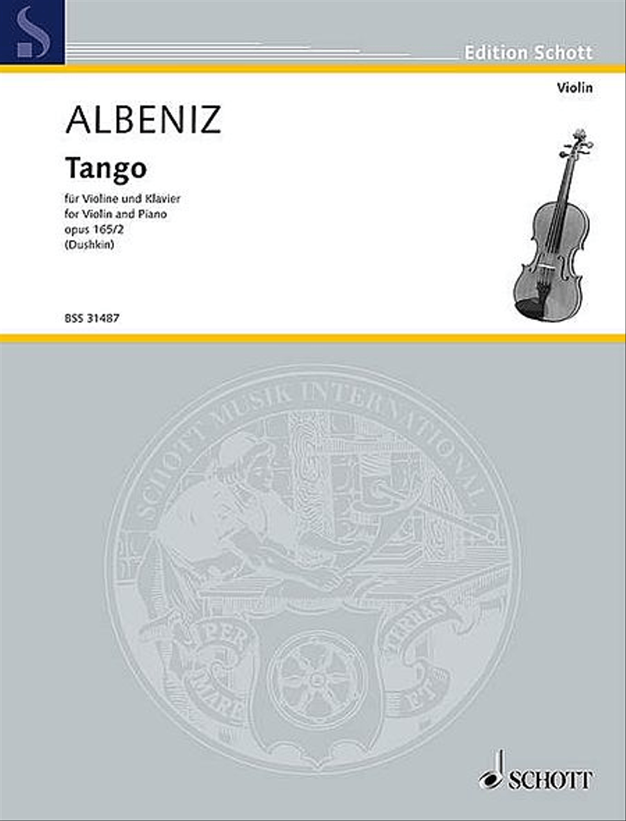 Tango Op. 165/2 Violin Solo scores gallery preview page 1