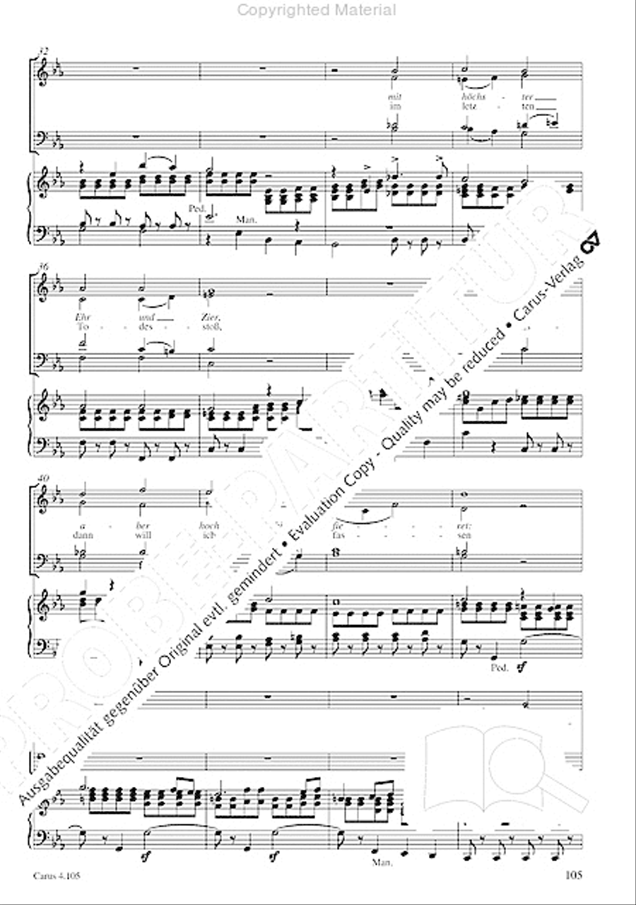 Choral collection Mendelssohn - editionchor Choir scores gallery preview page 106