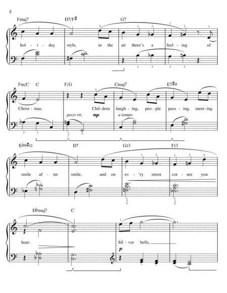 Silver Bells [Jazz version] (arr. Phillip Keveren)