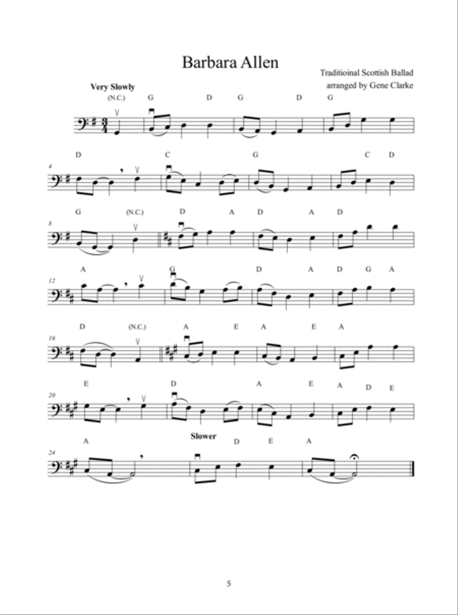Easy to Play Cello Airs and Ballads School and Community scores gallery preview page 6
