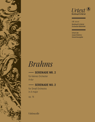 Book cover for Serenade No. 2 in A major Op. 16
