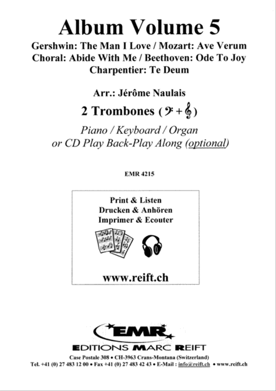 Album Volume 5 Trombone Duet scores gallery preview page 2