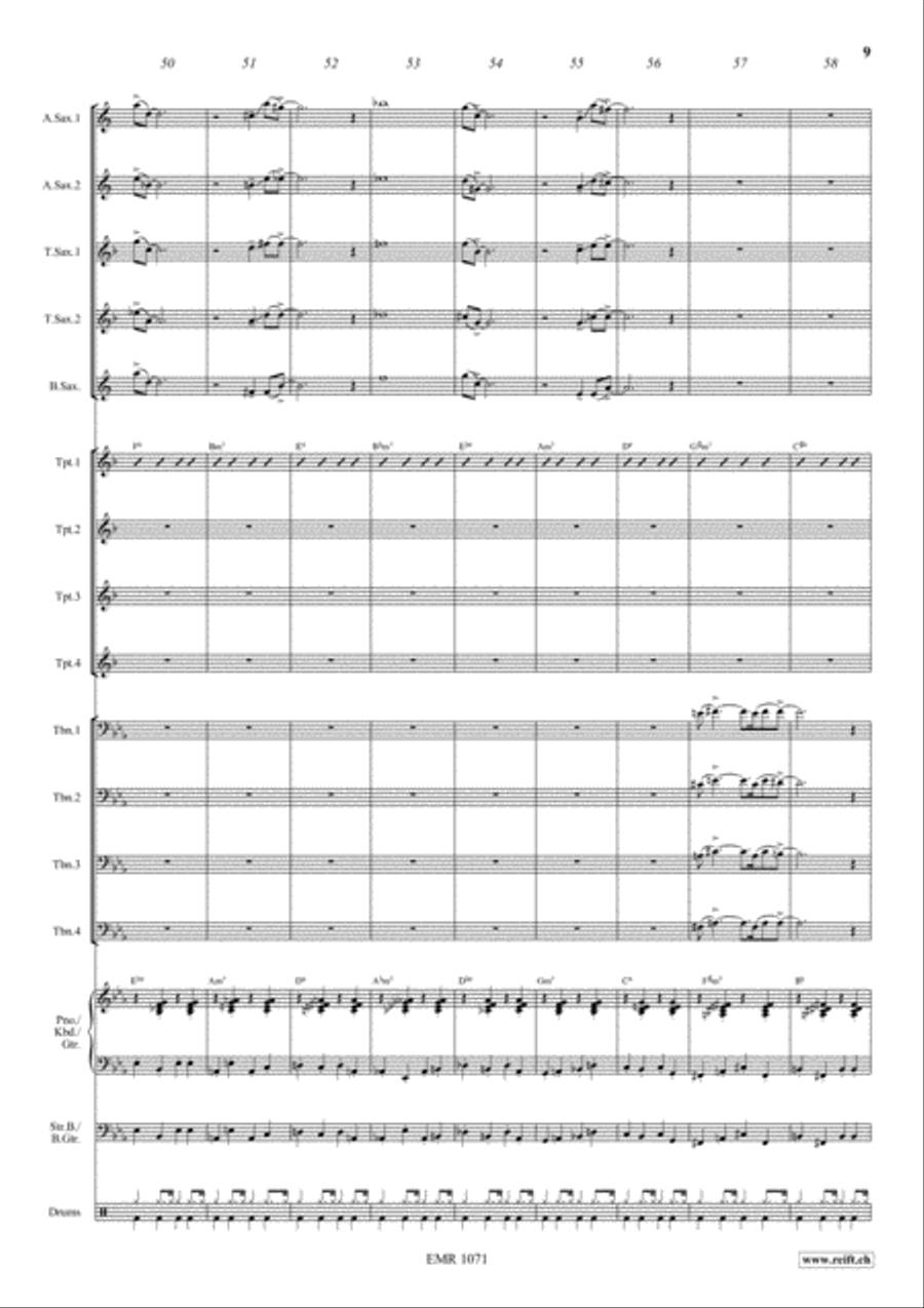 Club Sandwich Big Band scores gallery preview page 10