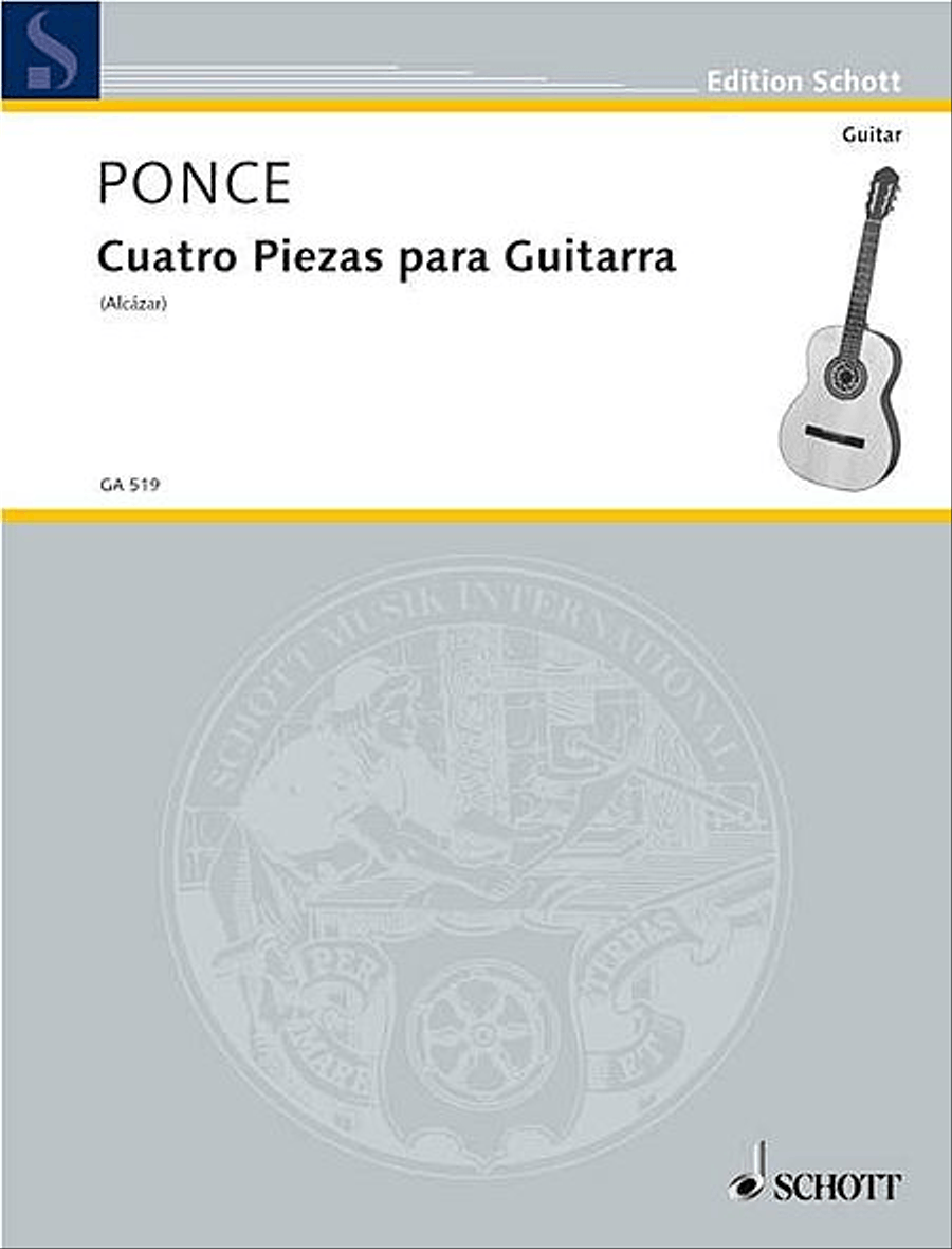 4 Pieces for Guitar Acoustic Guitar scores gallery preview page 1