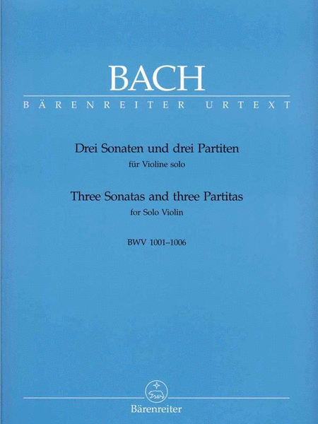 Sonatas And Partitas 6 Bwv 1001-1006 Vln Solo