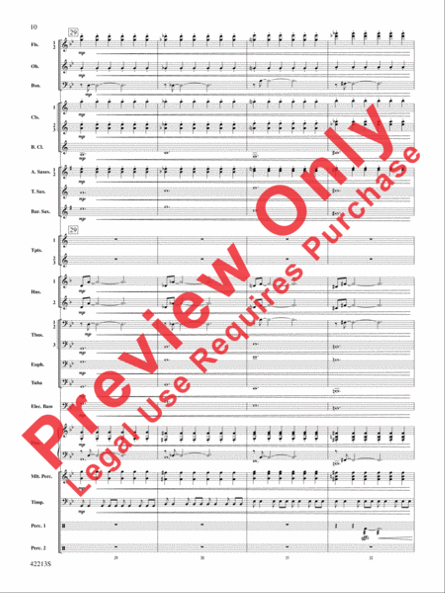 At the Movies with Hans Zimmer Concert Band scores gallery preview page 11