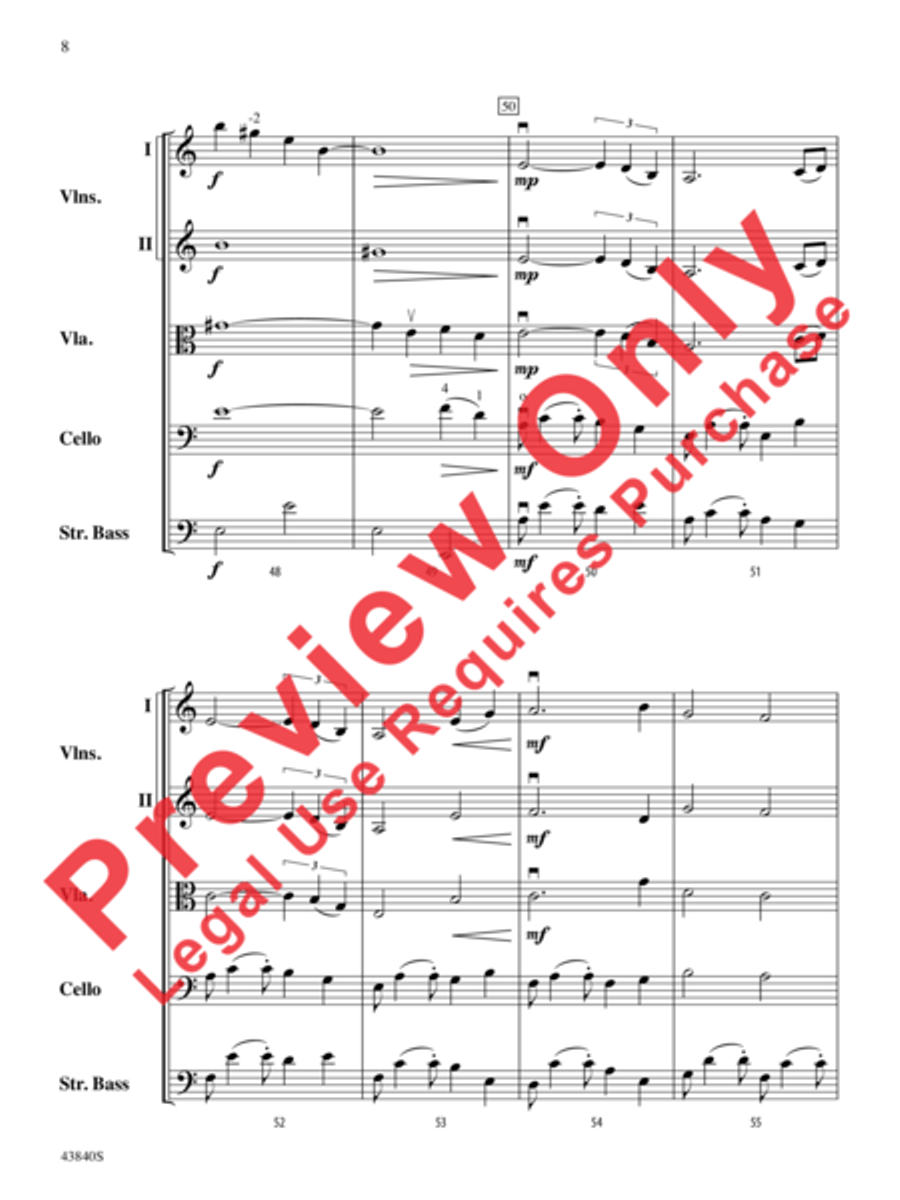Mystère Mystère String Orchestra scores gallery preview page 9