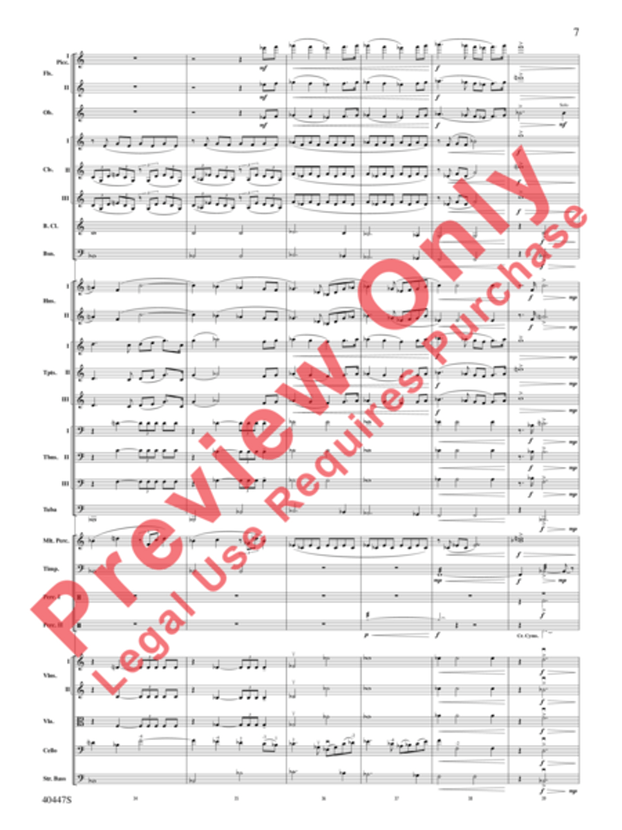 Triumph of the Argonauts Full Orchestra scores gallery preview page 8