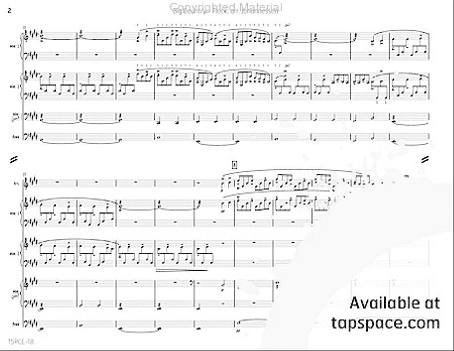 Big Country Percussion Ensemble scores gallery preview page 7