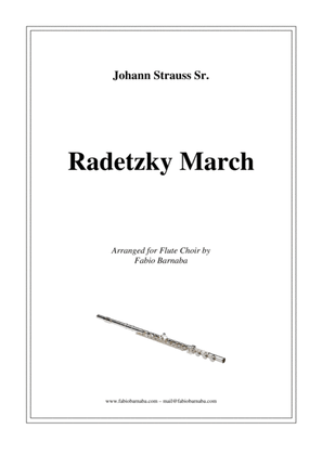 Book cover for Radetzky March - for Flute Choir