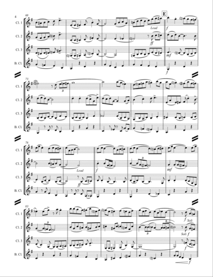 I Want A Little Girl Woodwind Ensemble scores gallery preview page 5
