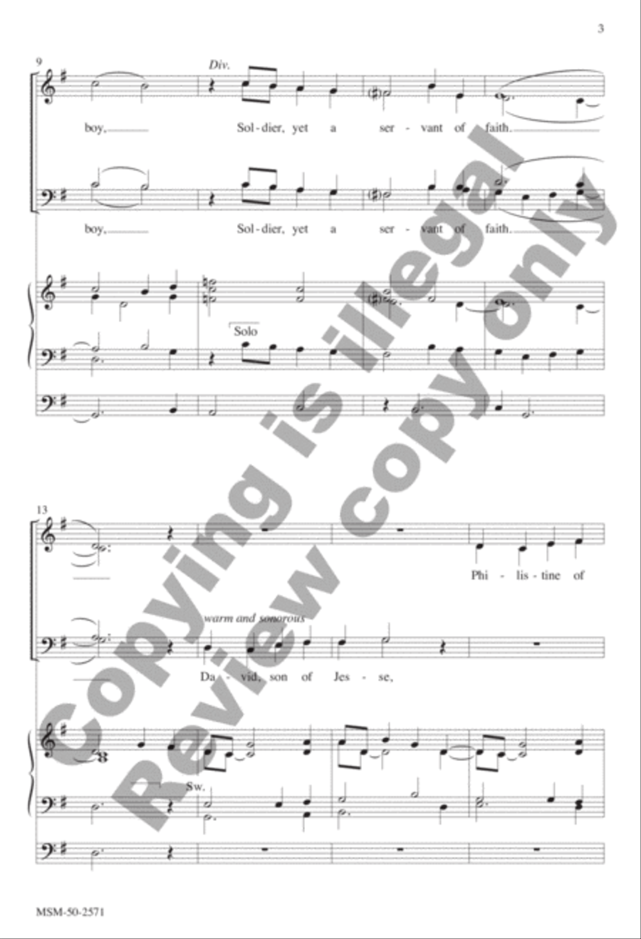 The House of David 4-Part scores gallery preview page 3