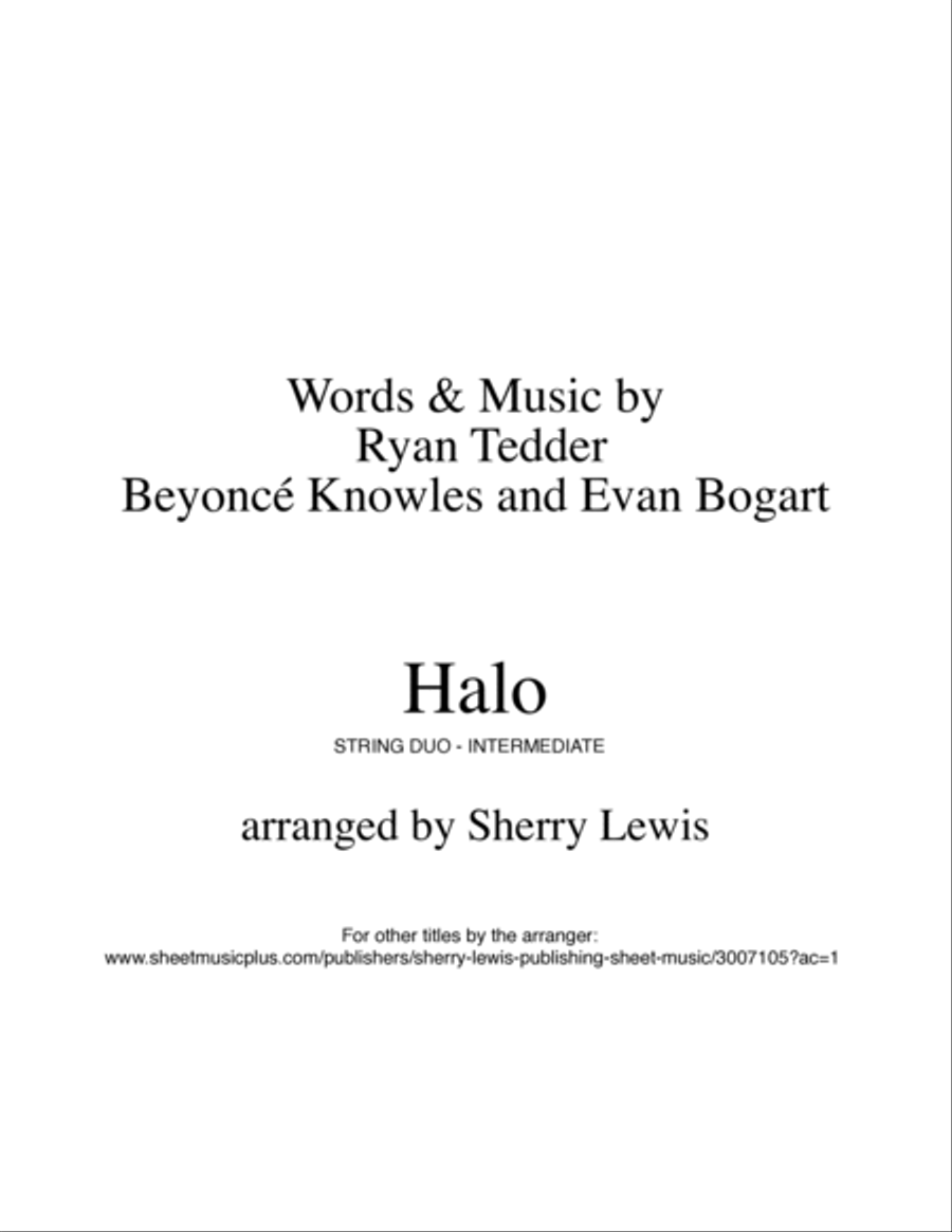 Halo String Duet scores gallery preview page 2
