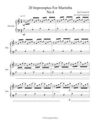 Impromptu No.4 For Marimba