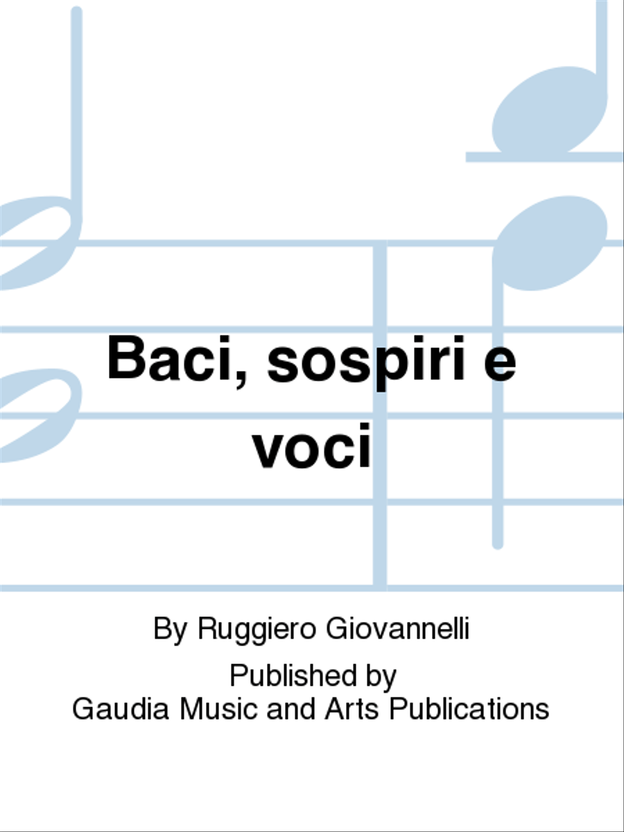 Book cover for Baci, sospiri e voci