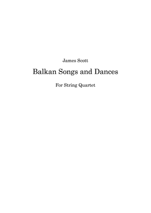 Book cover for Balkan Songs and Dances