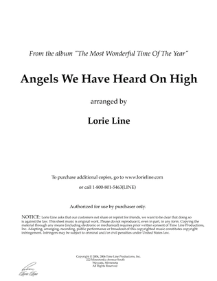 Angels We Have Heard On High (from The Most Wonderful Time)