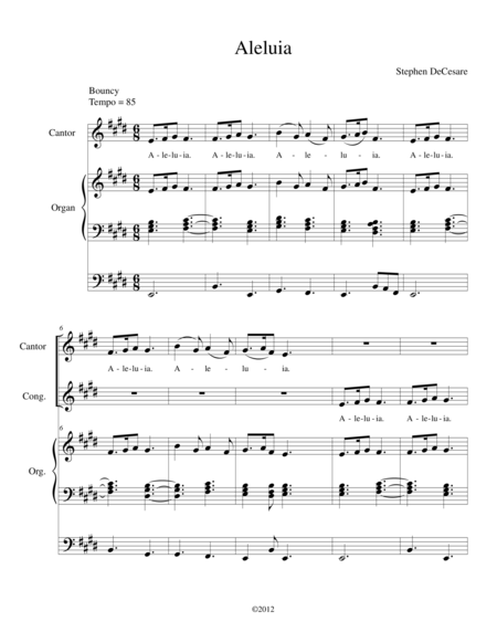Mass of Our Lady of Fatima (Vocal Score) image number null