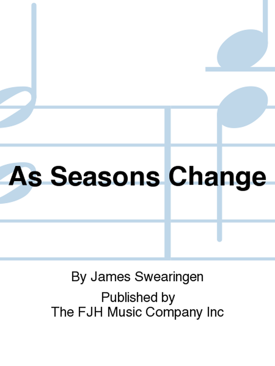 As Seasons Change image number null