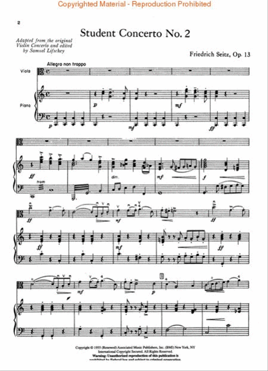 Student Concerto No. 2 Student Concerto No. 2 Piano Accompaniment scores gallery preview page 2