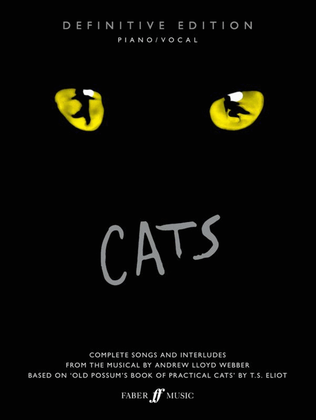 Book cover for Cats Definitive Edition Piano/Vocal