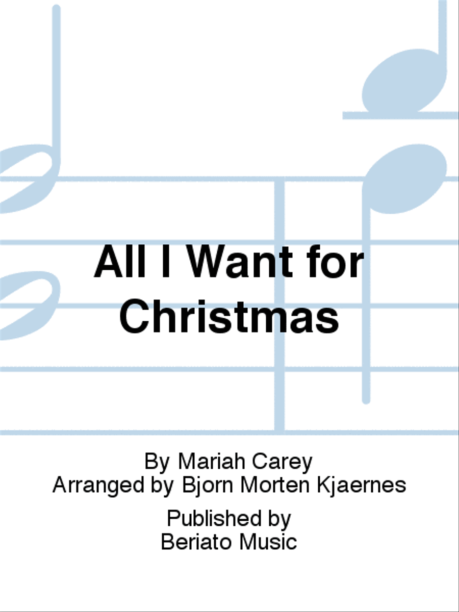 All I Want for Christmas All I Want for Christmas Concert Band scores gallery preview page 1
