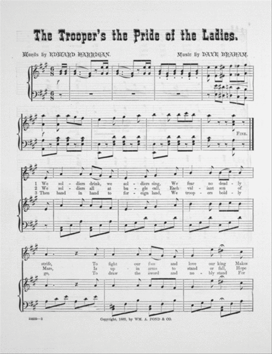 The Trooper's the Pride of the Ladies Voice scores gallery preview page 2