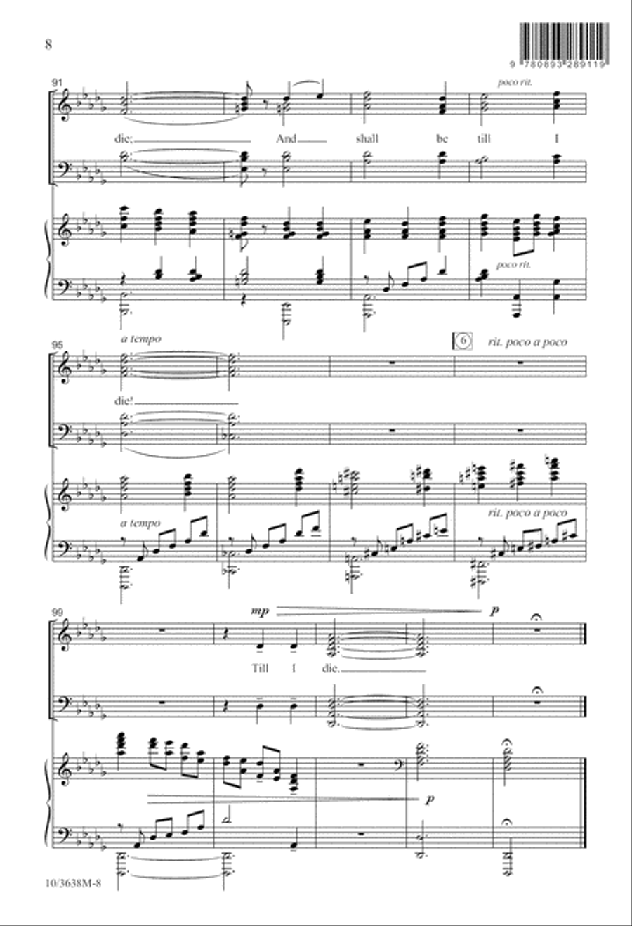 There Is a Fountain 4-Part scores gallery preview page 9