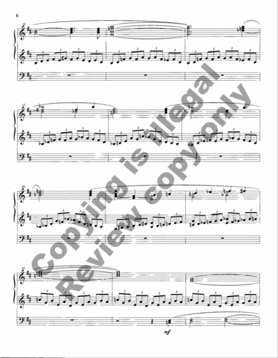 Prologue, Reflection, and Jubilation on York Organ scores gallery preview page 6