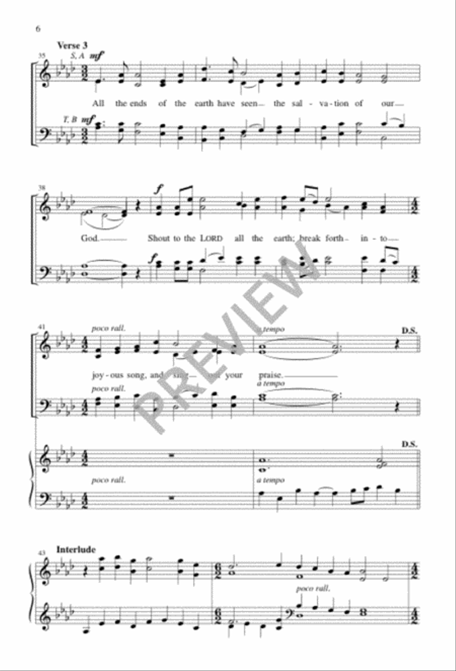 The Word of God Became Flesh 4-Part scores gallery preview page 6
