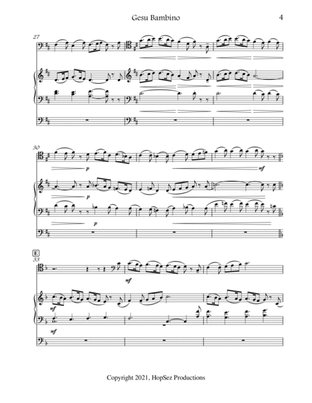 Gesu Bambino - cello + organ image number null