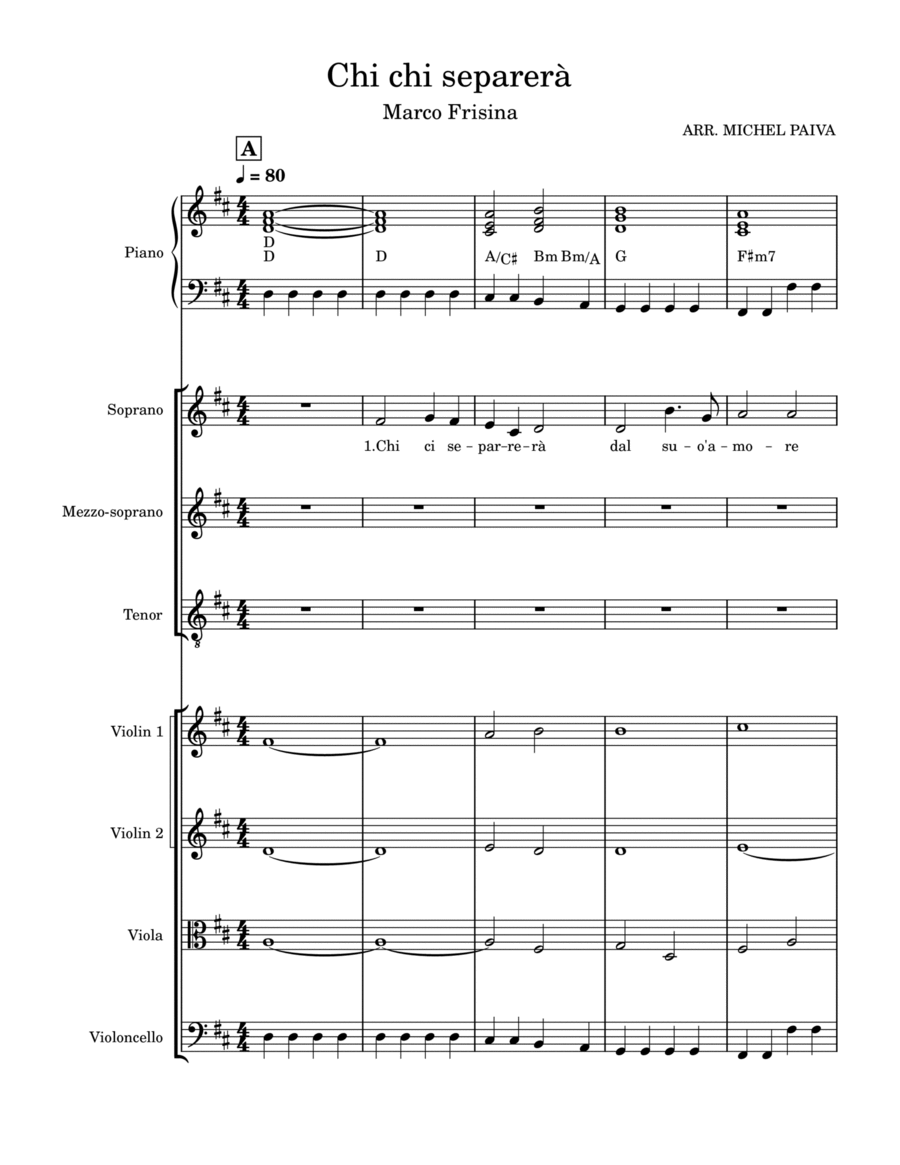 Chi chi separerà High Voice scores gallery preview page 1