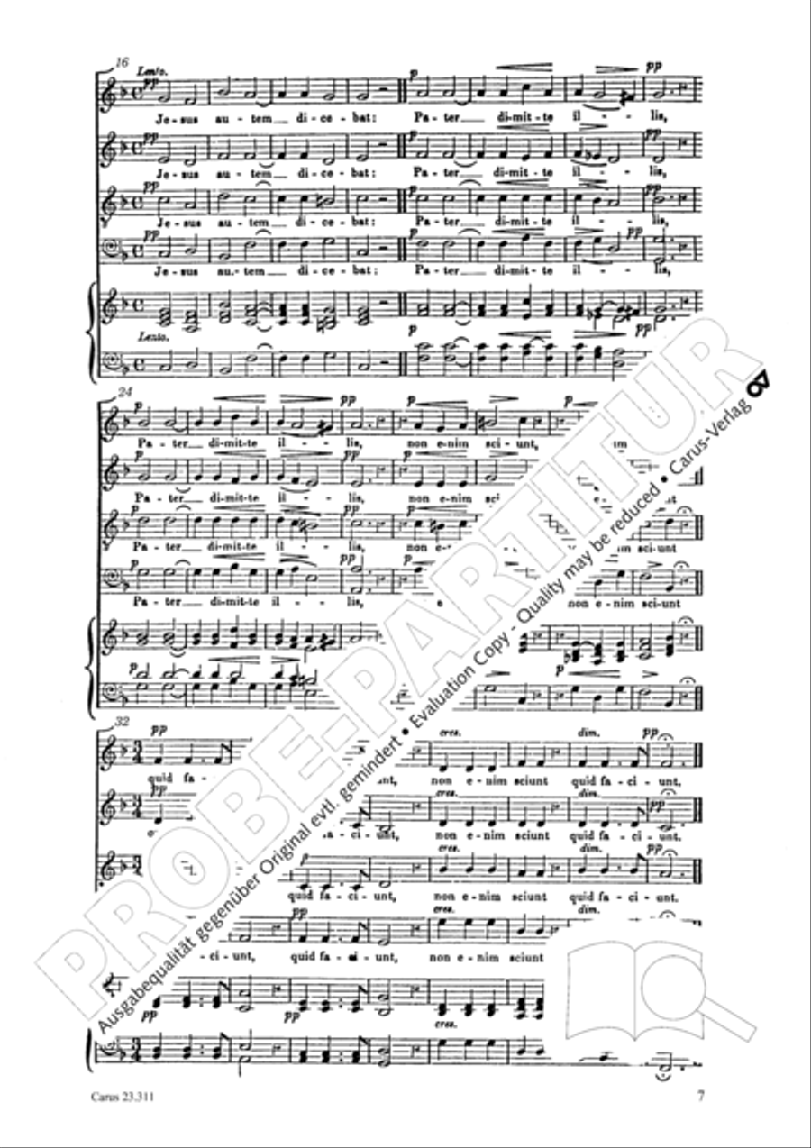 Les sept paroles du Christ sur la croix 4-Part scores gallery preview page 8