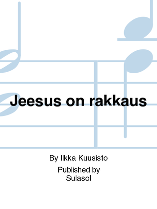 Book cover for Jeesus on rakkaus