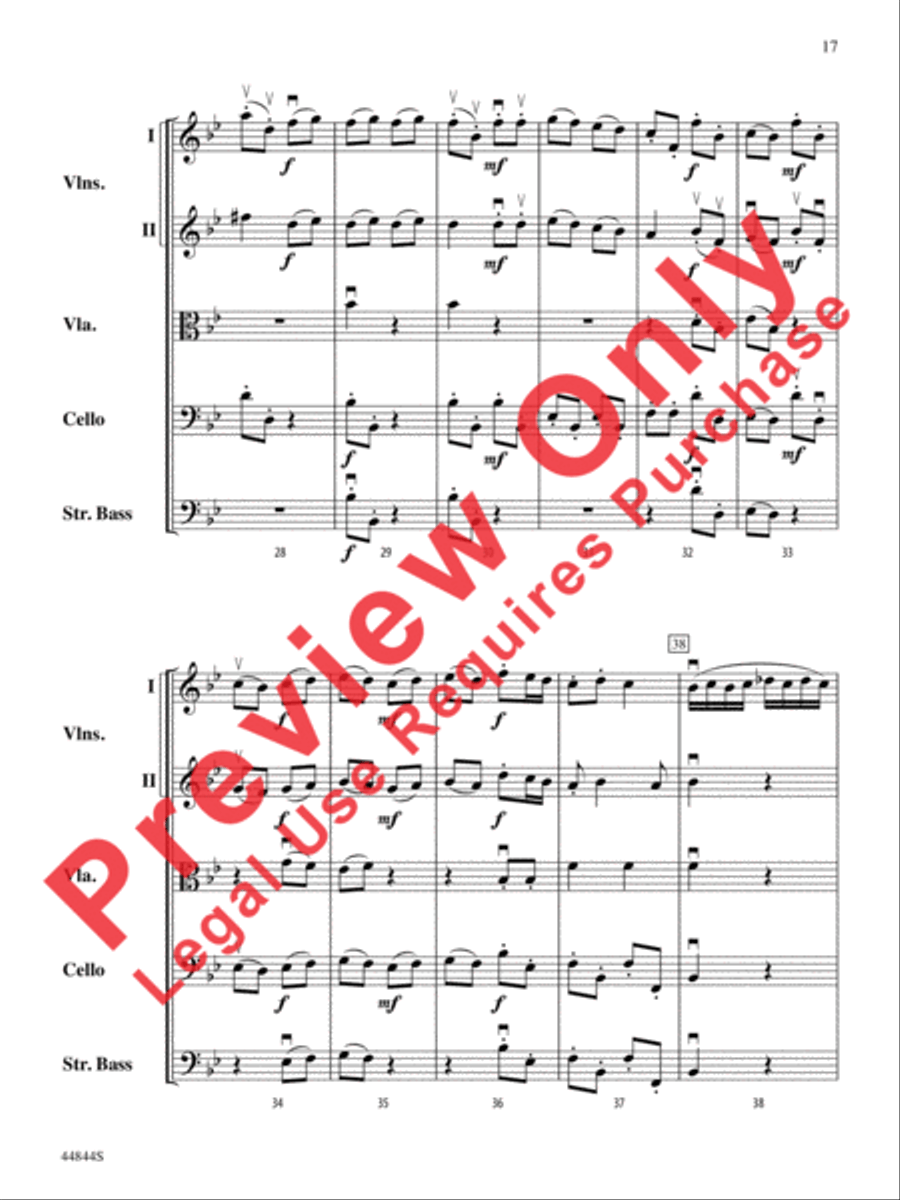Concerto Grosso, Opus 6, No. 8 String Orchestra scores gallery preview page 38