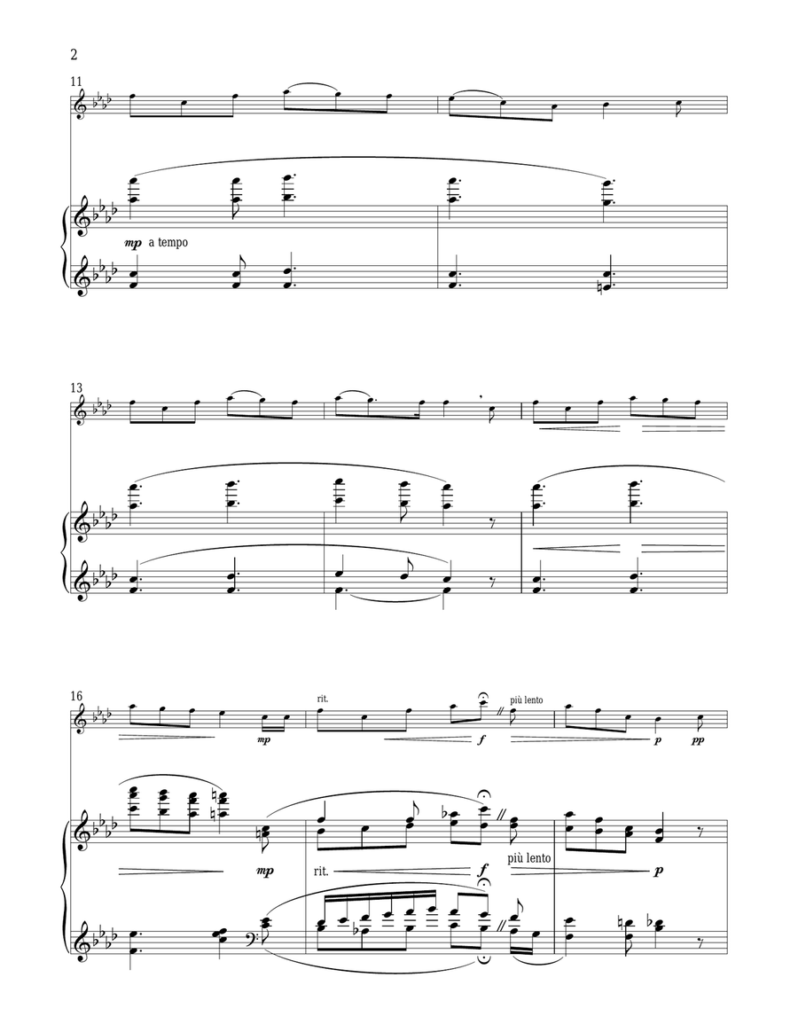 I Wonder As I Wander I Wonder As I Wander Flute Solo scores gallery preview page 2
