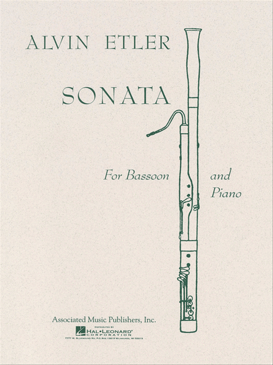 Sonata Sonata Bassoon Solo scores gallery preview page 1