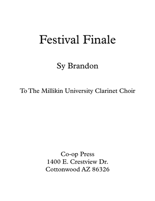 Festival Finale for Clarinet Choir